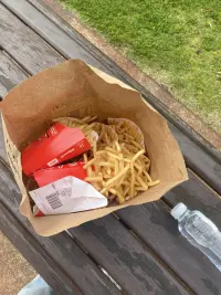 Follow-up order confirmation from the automated McDonald's purchase flow.